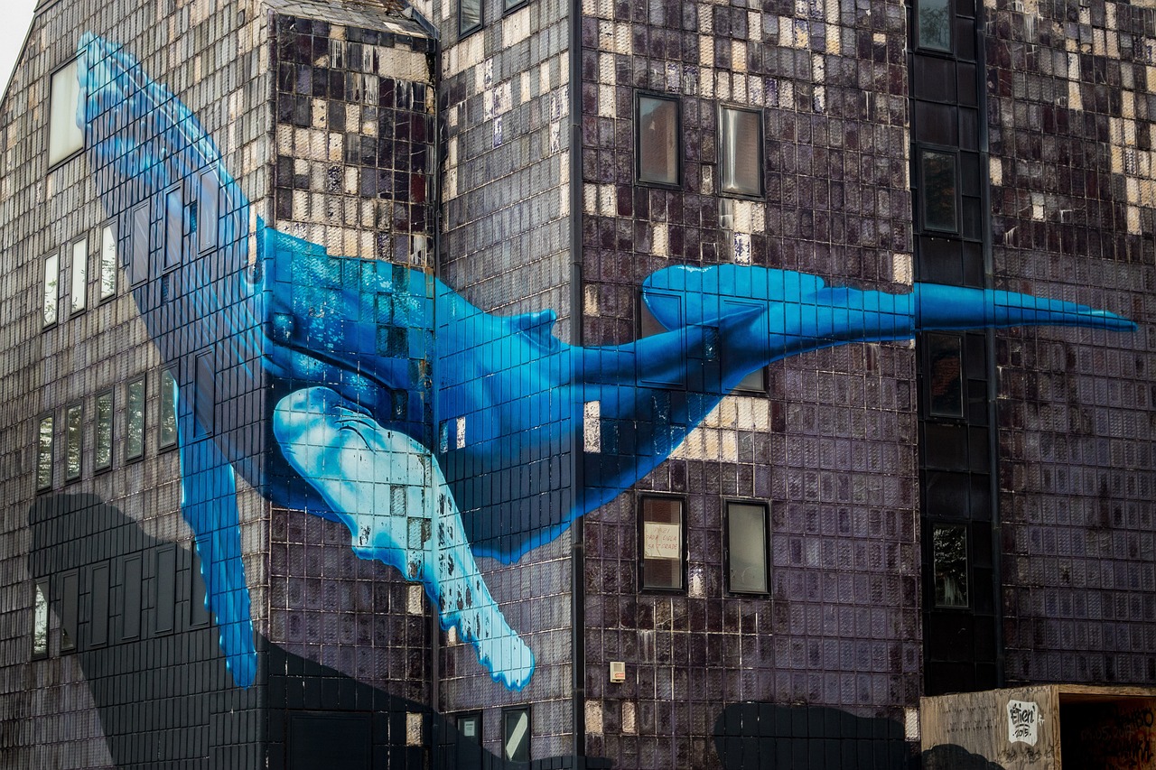 最新街射涂鸦，城市新文化与艺术表现的交融