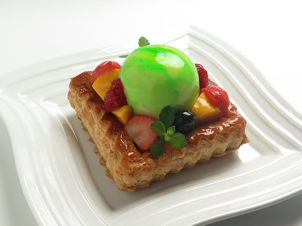 水果蛋糕最新图片,美味与视觉的双重盛宴